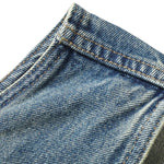 V-Neck Button-Front Denim Vest