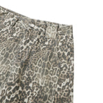 Retro Leopard Baggy Bermuda Shorts