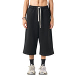 Baggy Fit Fleece Cropped Sweatpants