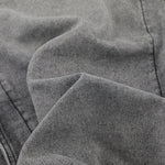 Trendy Patchwork Motorcycle Style Retro Street Washed Denim Jacket