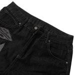 Vintage Black Straight Leg Jeans