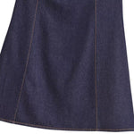 Flutter Sleeve A-Line Denim Minidress