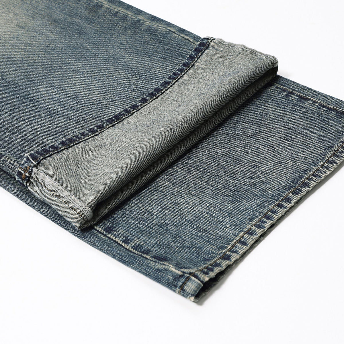 Whiskers Faded Straight Leg Jeans-INNBLAC Fashion Apparel