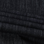 Embroidered Black Washed Baggy Jeans
