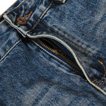 Men's Mid-Rise Straight-Leg Washed Denim Pants â€?Vintage Casual