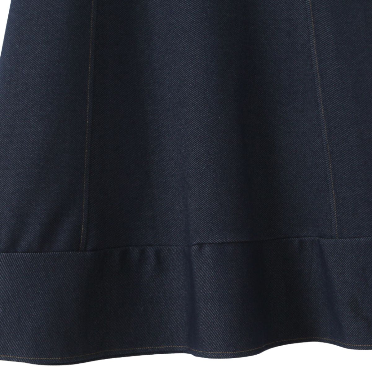 Women's Strapless Belted Denim Midi Dress