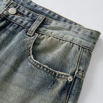 Washed Faded Baggy Denim Pants-INNBLAC Fashion Apparel