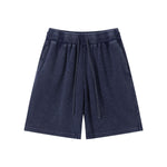 Men’s Vintage Wash Loose Fit Snowflake Waffle Shorts
