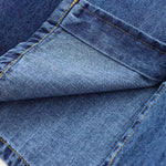Women's Loose Casual Denim Shirt Peter Pan collar