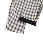 American Vintage Checkered Wide Leg Relaxed Pants