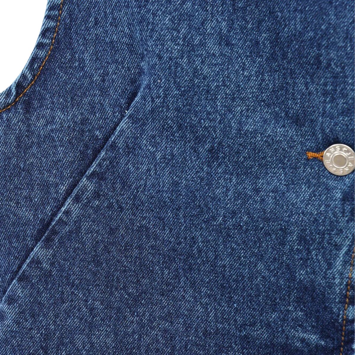 Women's Round Neck Denim Sleeveless Vest