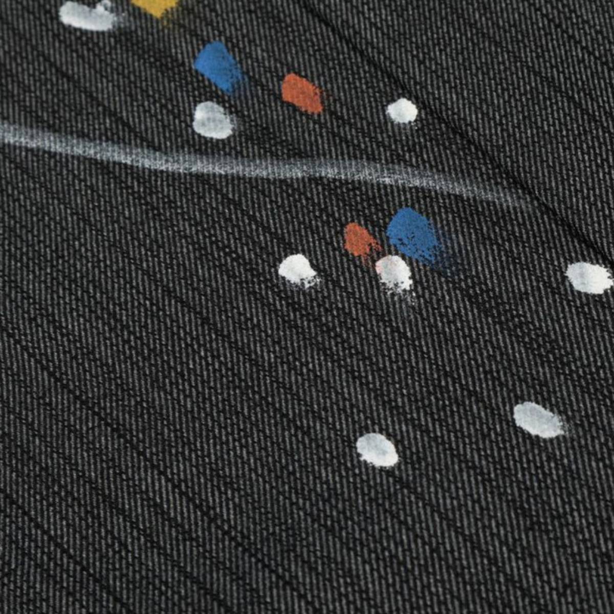 Vintage Patchwork Paint Splatter Wide Leg Jeans