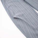 Vintage American Stripe Wide-Leg Curved Trousers