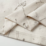 Gradient Jacquard Crack Distressed Statement Tee