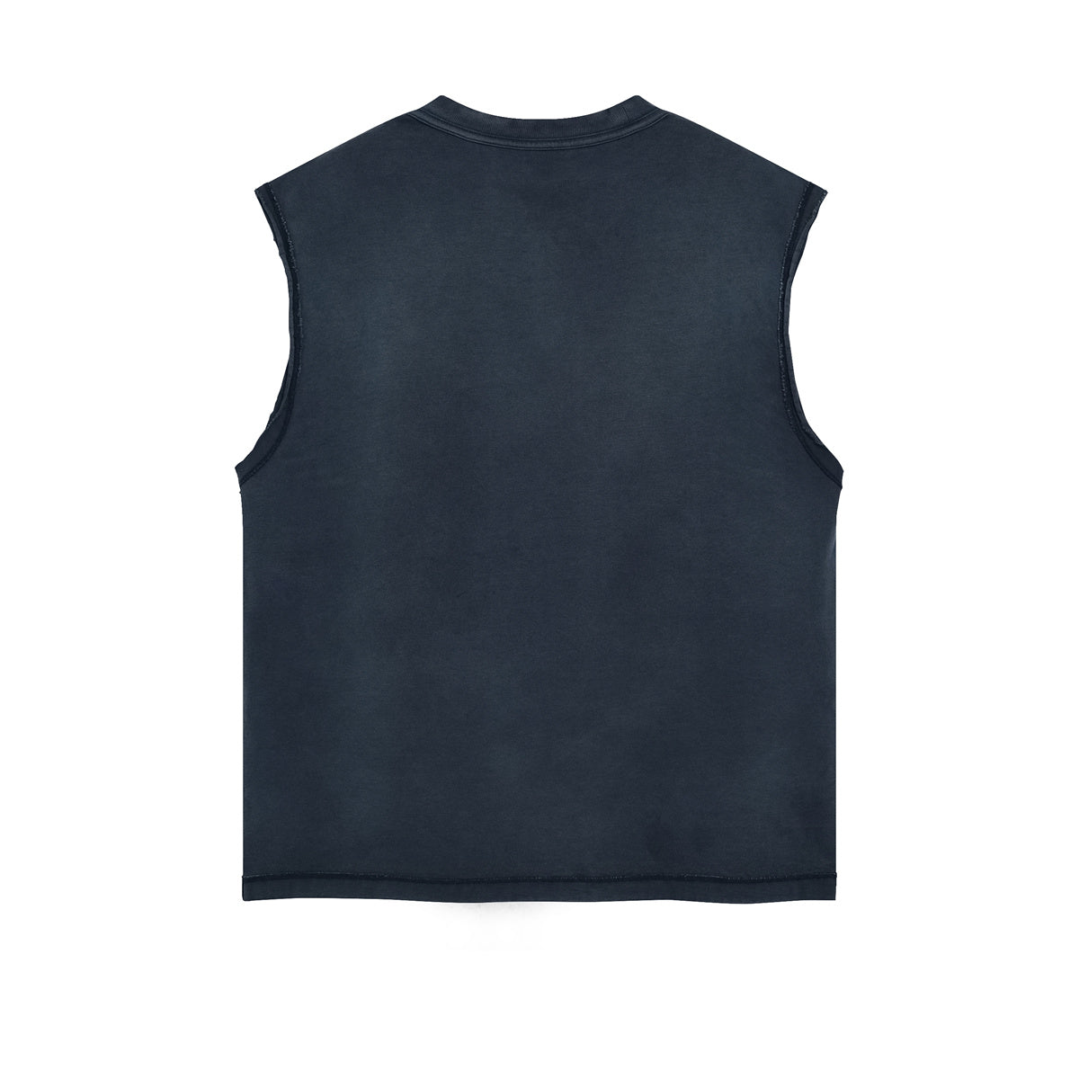 Criminal Syndicate Retro Graphic Sleeveless Faded Tee-INNBLAC Fashion Apparel