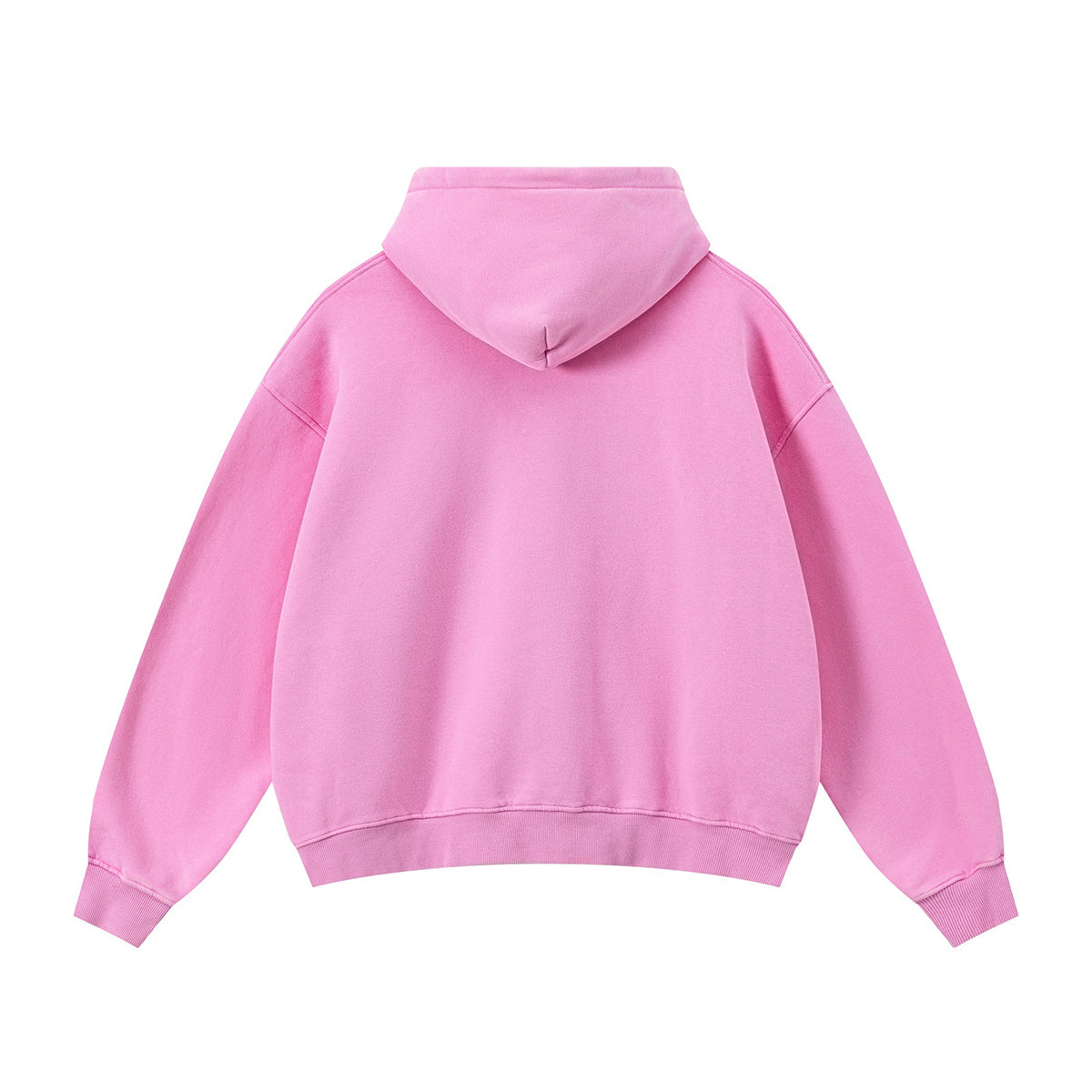 Soft Fleece Zip Up Hoodie Front Pockets