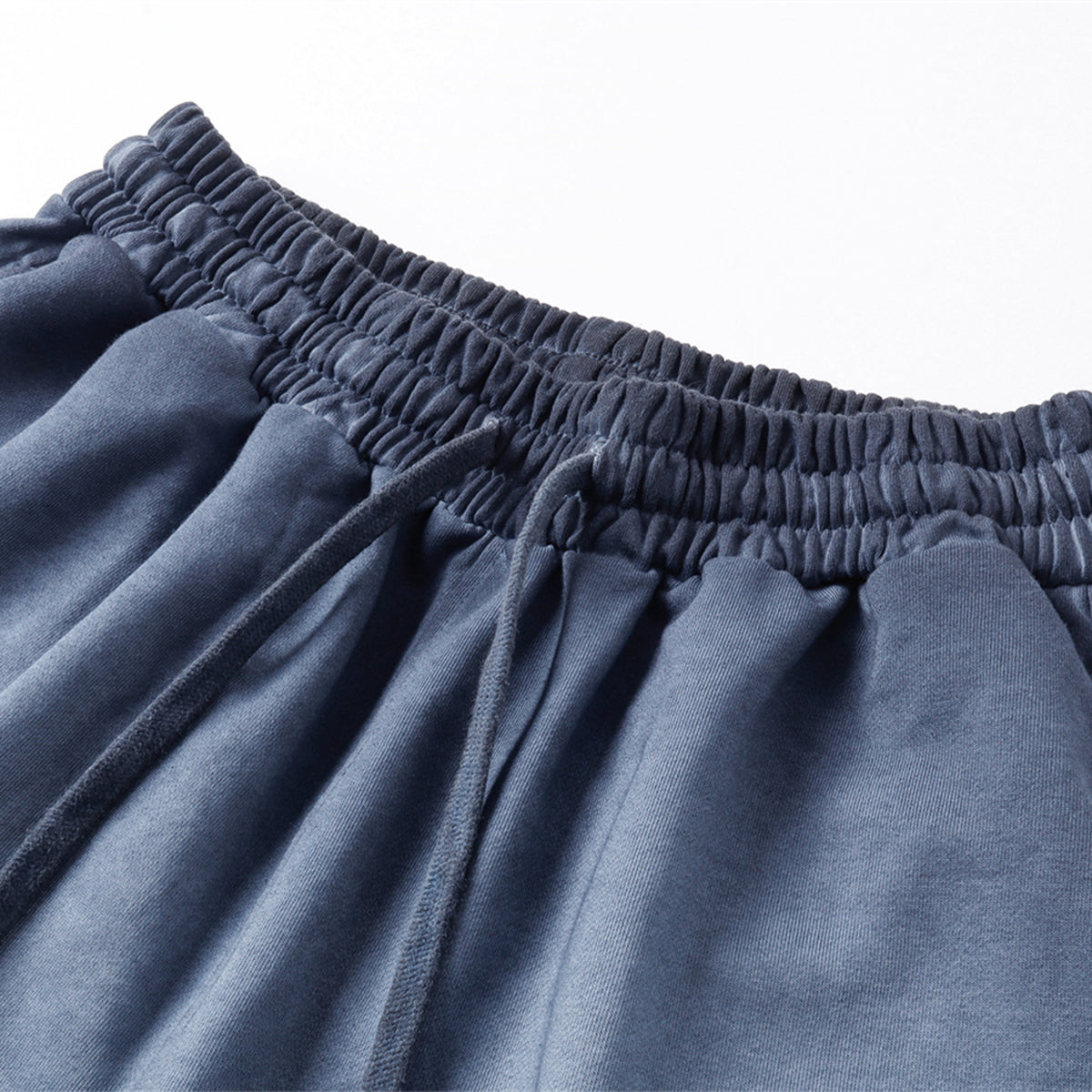 Reverse-Dyed Distressed Raw Edge Shorts