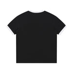 Crew Neck Boxy Fit Ringer Tee 220gsm