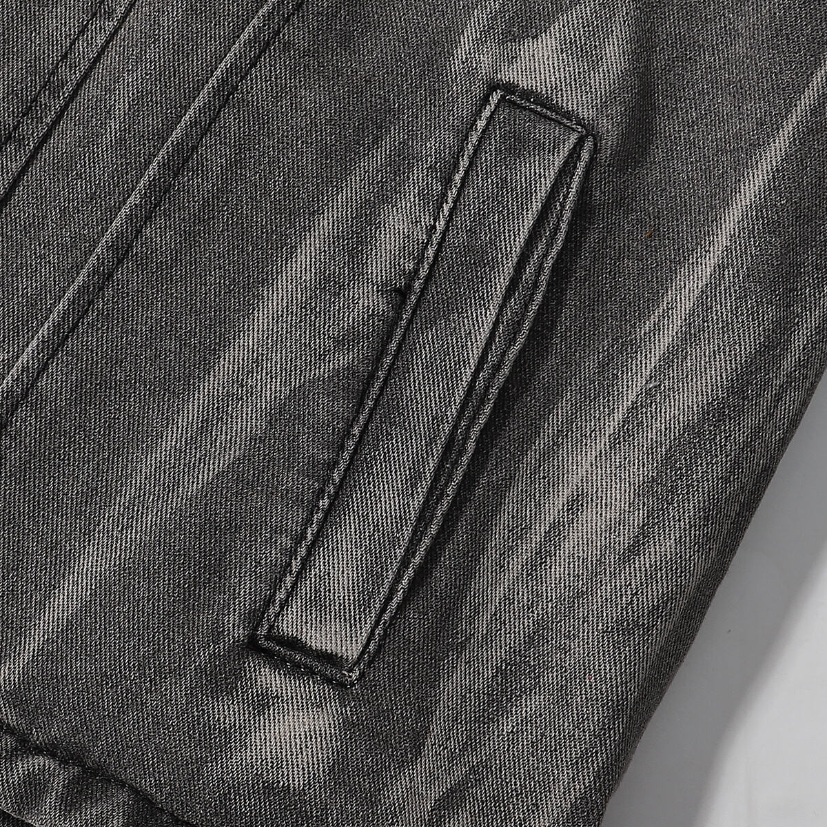 Streetwear Vintage Wash Denim Jacket