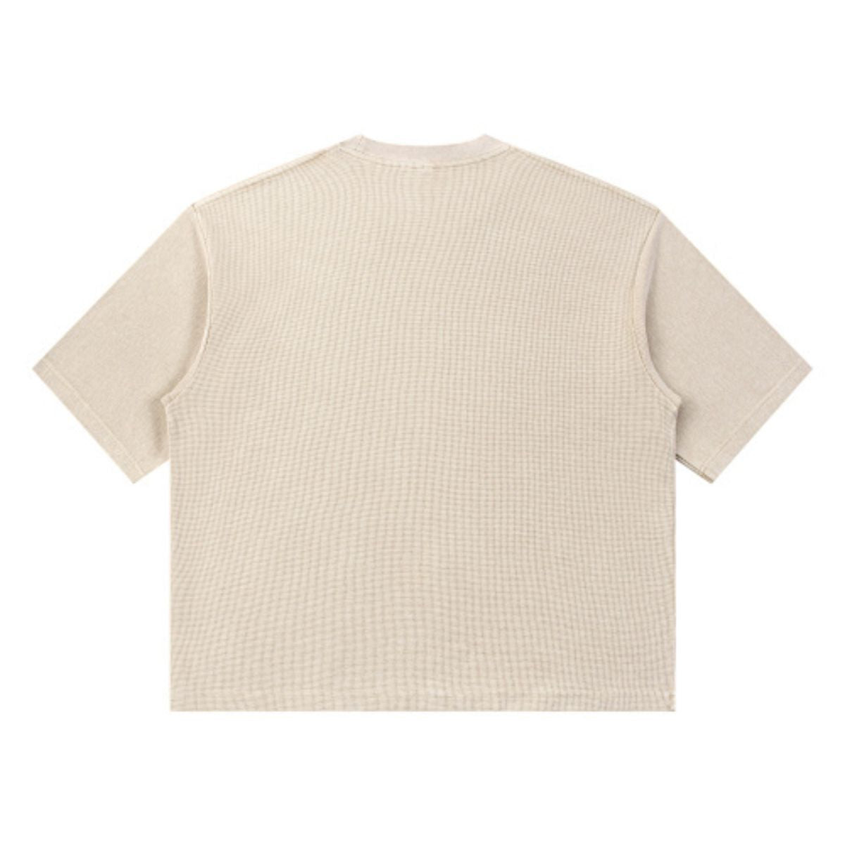 Snowflake Garment Dyed Waffle Knit Tee 340G