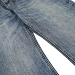 Men's Mid-Rise Straight-Leg Washed Denim Pants â€?Vintage Casual