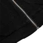 Vintage Washed Hooded Denim Work Jacket for Men