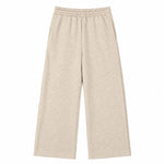 Quiet Luxury Old Money Style 320G Flower-Sand Straight-Leg Trousers