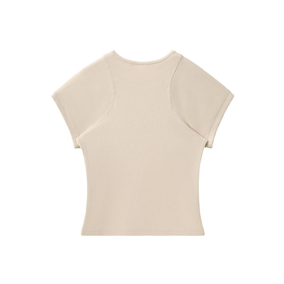 Academia Style Soft Daily Wear Stretch Tee