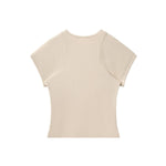 Academia Style Soft Daily Wear Stretch Tee
