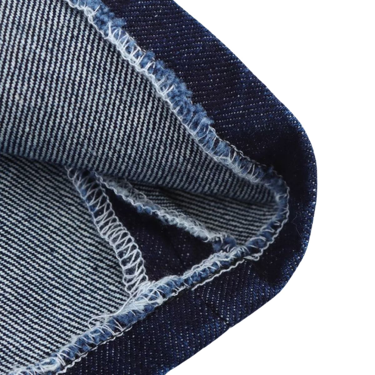 Classic Denim Square Neck A-Line Dress