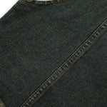 Raw Hem Distressed Denim Cropped Vest