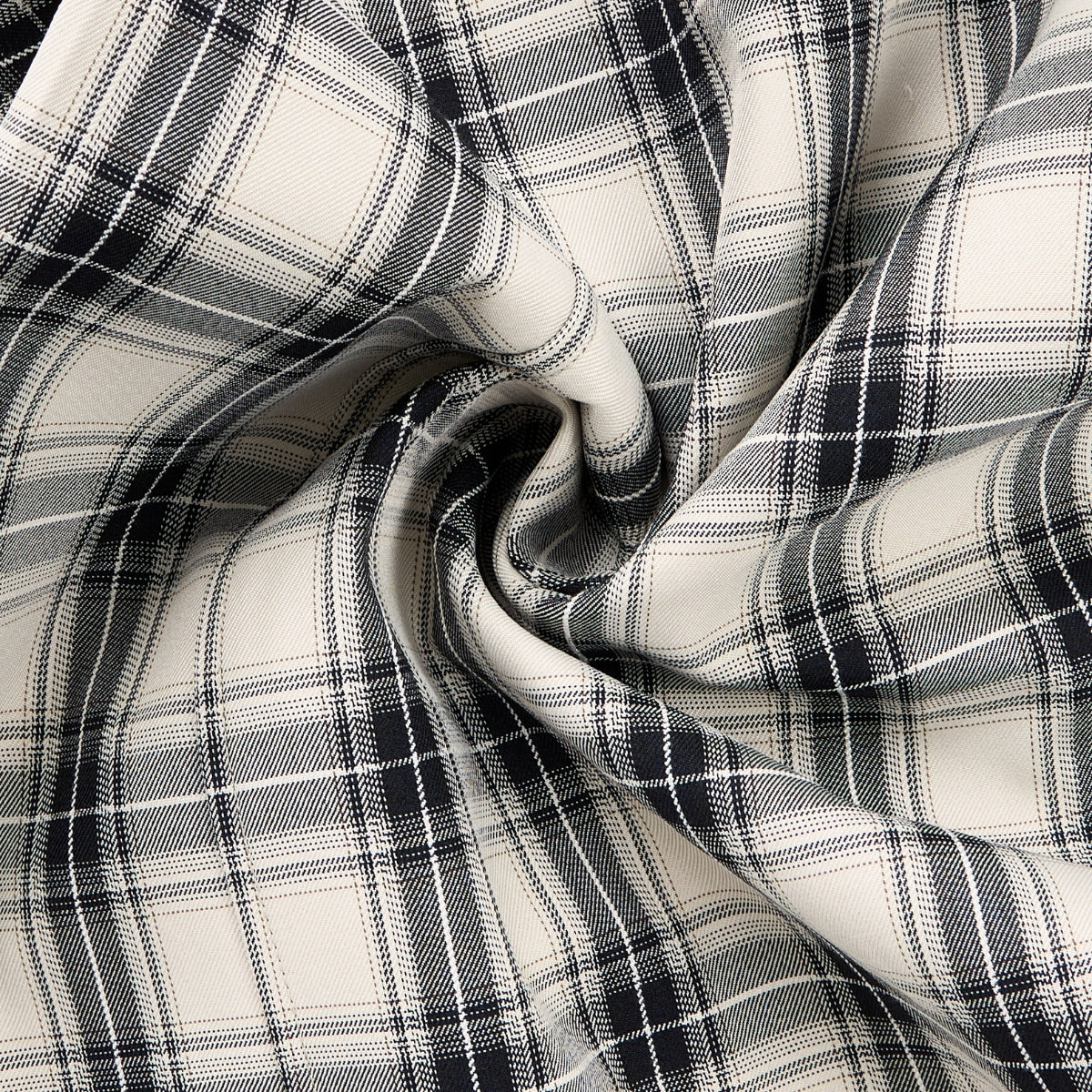 American Vintage Checkered Wide Leg Relaxed Pants