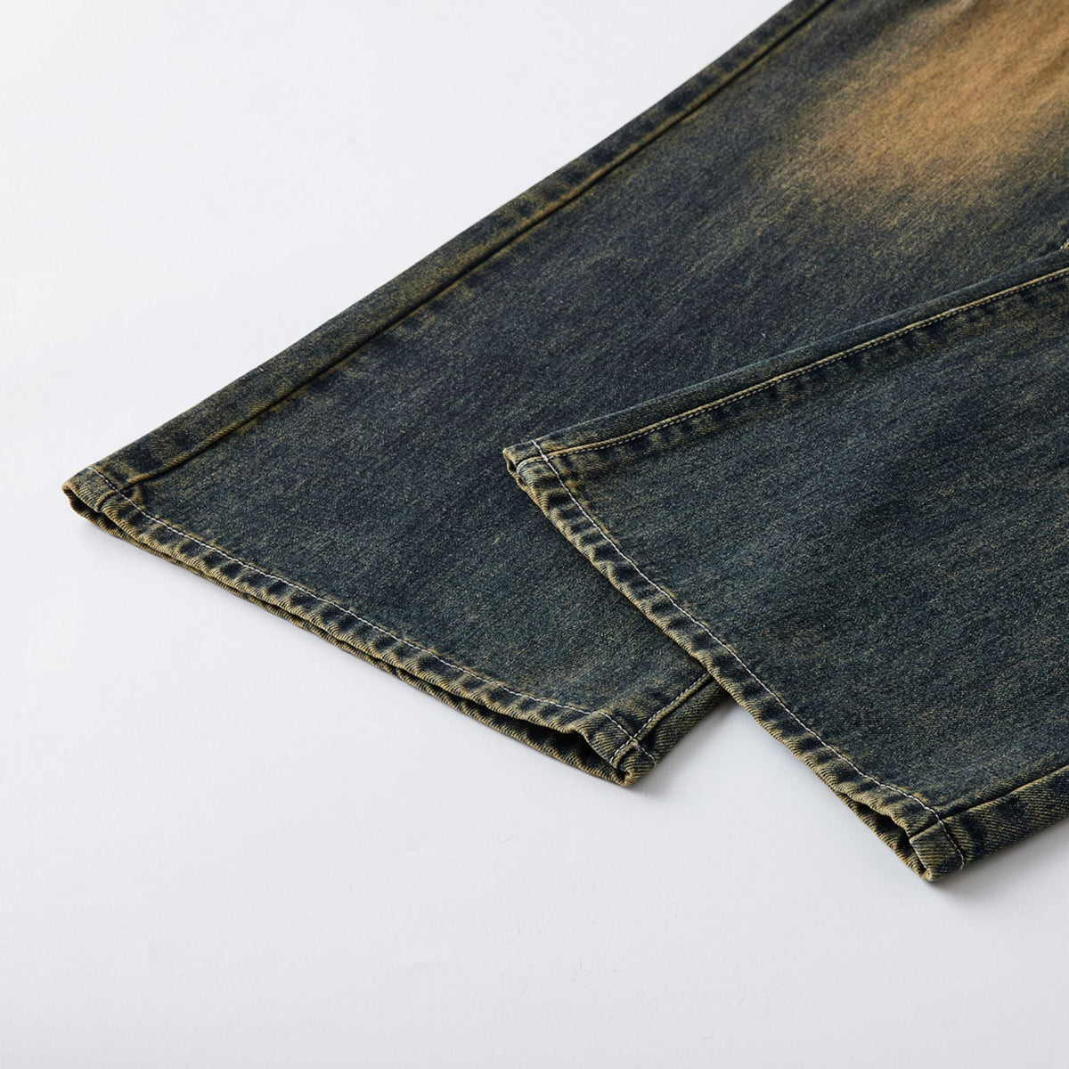 Faded Whiskers Bootcut Jeans-INNBLAC Fashion Apparel