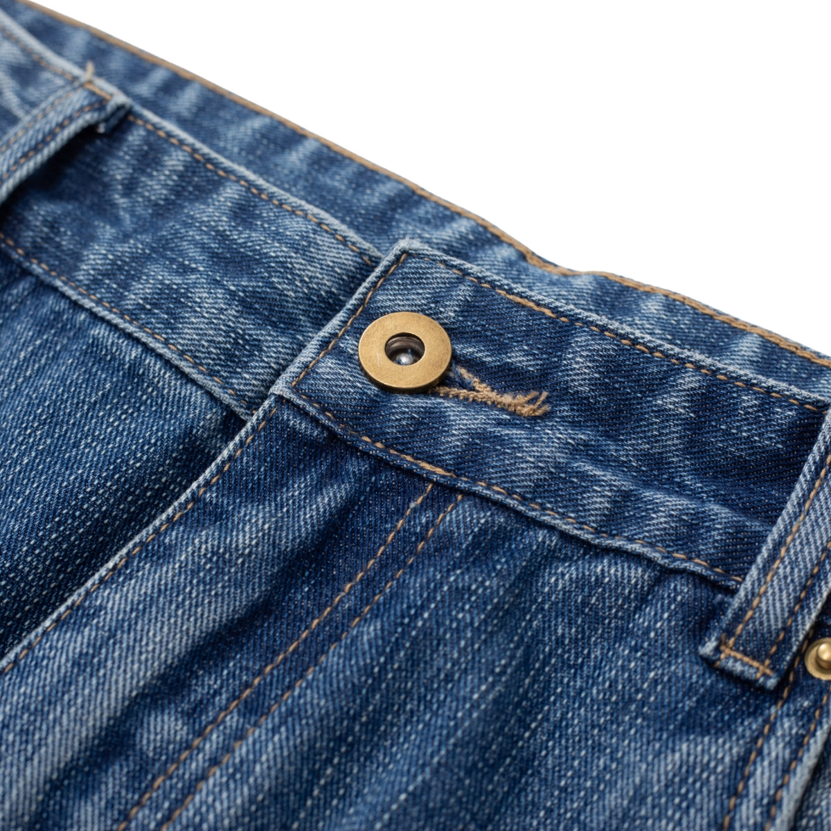 Paris Button Baggy Wide-Leg Denim Jeans