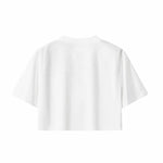 Cyber-Grunge Distressed Cutout Y2K Cropped Top