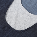 Mock Two-Piece Sleeveless A-Line Dress