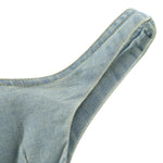 Vintage Washed Denim Slip Mididress