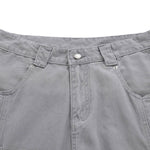 Multi Pocket Cargo Denim Shorts