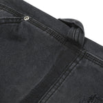 Men's Distressed Punk Cargo Pants â€?Loose Wide-Leg Streetwear
