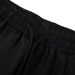 Relaxed Drawstring Wide Leg Casual Trousers