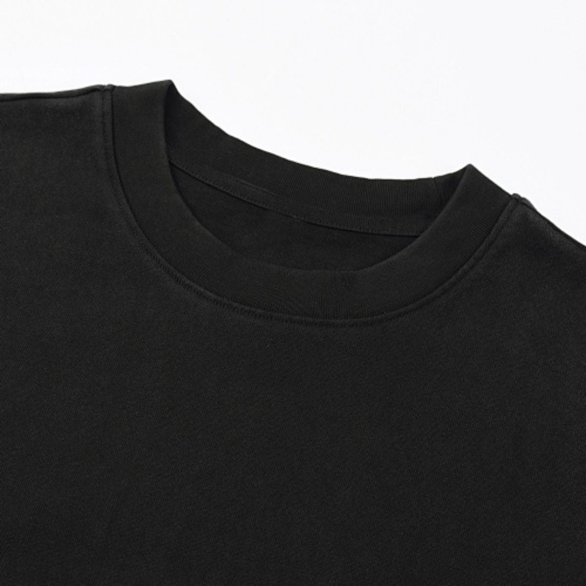 Heavyweight Vintage Wash Relaxed Fit Raw Edge T-Shirt