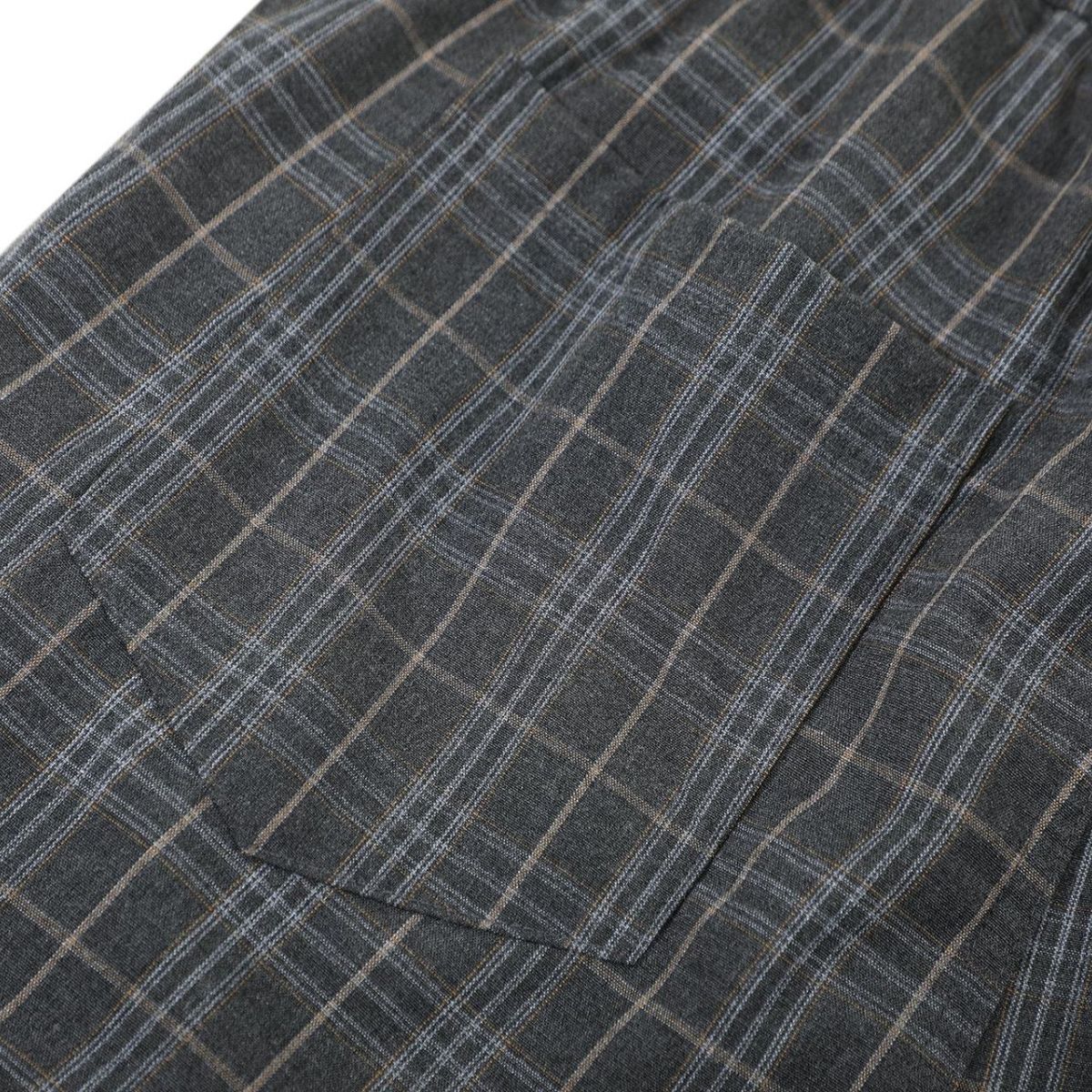 Plaid Multi-Pocket Cropped Cargo Shorts