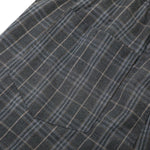 Plaid Multi-Pocket Cropped Cargo Shorts