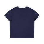 Crew Neck Boxy Fit Ringer Tee 220gsm