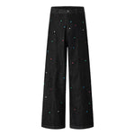 Vintage Rhinestone Straight Leg Jeans