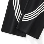 Retro Varsity Stripe Baggy Pants