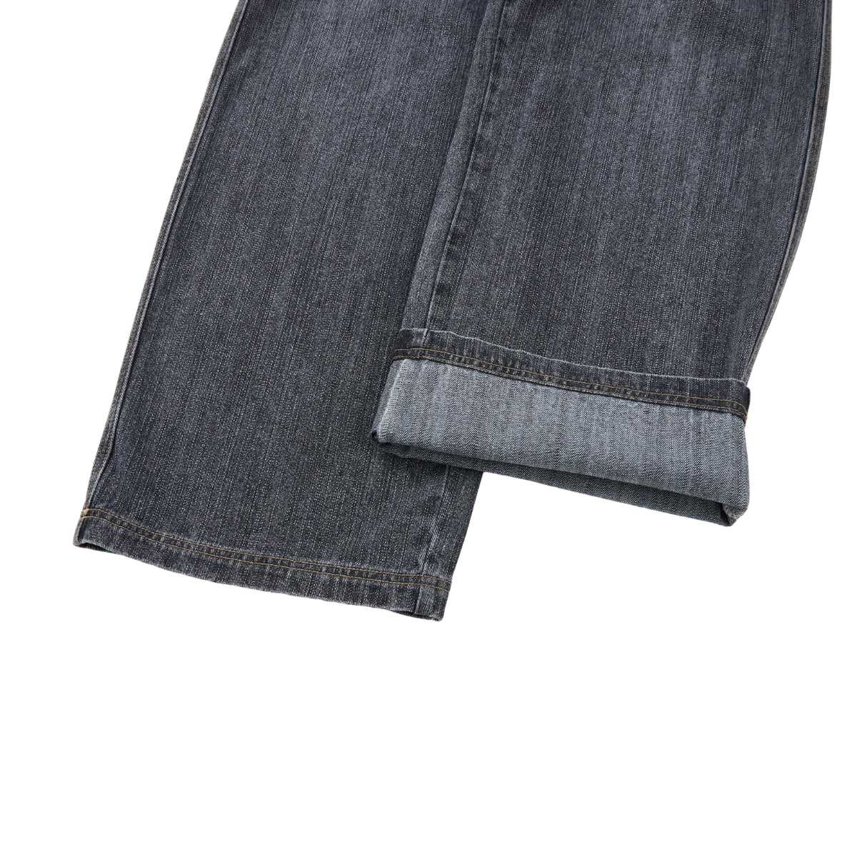 Vintage Washed Slub Distressed Baggy Denim Pants