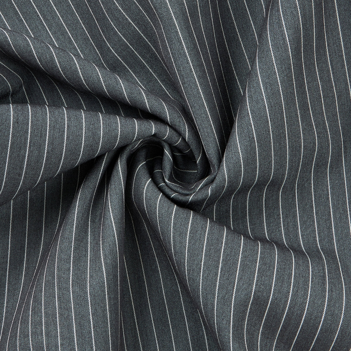 Vintage Stripe Barrel-Leg Tailored Trousers