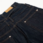 Men's Two-Tone Denim Pants Loose Fashion Street Unique Design