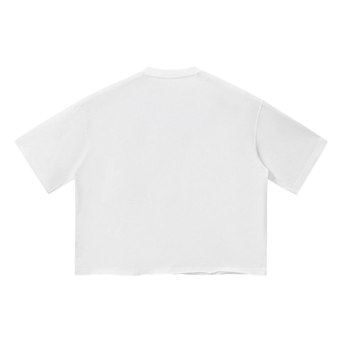 Washed Boxy Raw Hem Tee